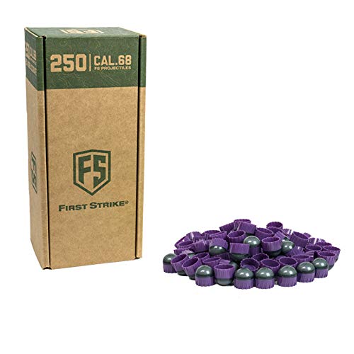 First Strike Paintballs (250 Count, Smoke/Purple Orange Fill)