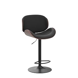 Aowos Bar Stools Set of 2, Adjustable Swivel