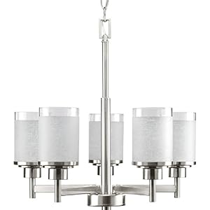 Progress Lighting P4459-09 Chandelier, 20-Inch Diameter x 19-13/16-Inch Height, Nickel
