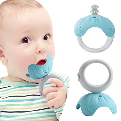 Silicone Baby Teethers Baby Teething Toy Soothing Teether Set with