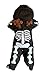 Fantasy World Skeleton halloween costume-s, for toddler-s, kid-s, girl-s, boy-s, bone-s fancy dress-up, skeletal outfit-s, F70 Size: 3t