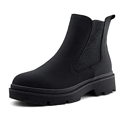 JABASIC Women Lycra Chelsea Boots Low Heel Elastic