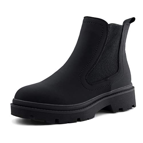 JABASIC Women Lycra Chelsea Boots Low Heel Elastic