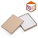 MESHA Brown Jewelry Gift Boxes with Lids 10 PC, 6x5x1 Cotton Filled Jewelry Boxes, Necklace Gift Box, Bracelet Gift Box, Earring Box, Bulk Jewelry Boxes for Shipping, Small Business, Accessories