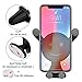 Air Vent Phone Holder for Car-Replaceable Clamps for Big Phones, Vent Clip & Dashboard Suction, 360° Rotation Gravity Phone Mount & Cradles for iPhone XS/Max/X/8/8Plus/7/7Plus/6s/6P/5S,Galaxy S5/S6/S7