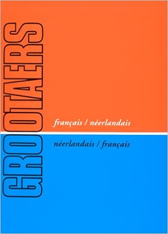 Amazon Fr Lexique Francais Neerlandais Neerlandais Francais Grootaers Livres
