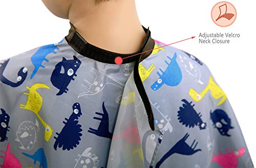 Kids Haircut Barber Cape Cover for Hair Cutting, Styling and Shampoo