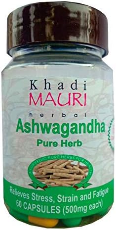 Khadi Mauri Herbal Ashwagandha 2 x 250 mg - 60 Capsules