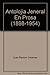 ANTOLOGIA GENERAL EN PROSA (1898-1954)