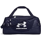 Under Armour Unisex-Adult Undeniable 5.0 Duffle, Midnight Navy (410)/Metallic Silver, Small