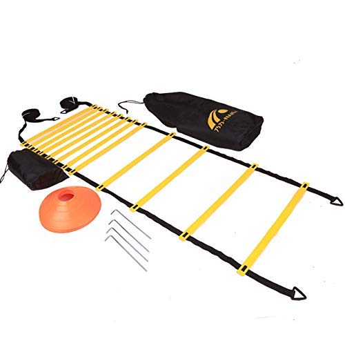 airtrack matte football Speed & Agility Training Set,Premium Agility Ladder and Cones,Resistance Running Parachute,Sports Cones,Metal Pegs & Carrying Bag,training belt,Sports armband
