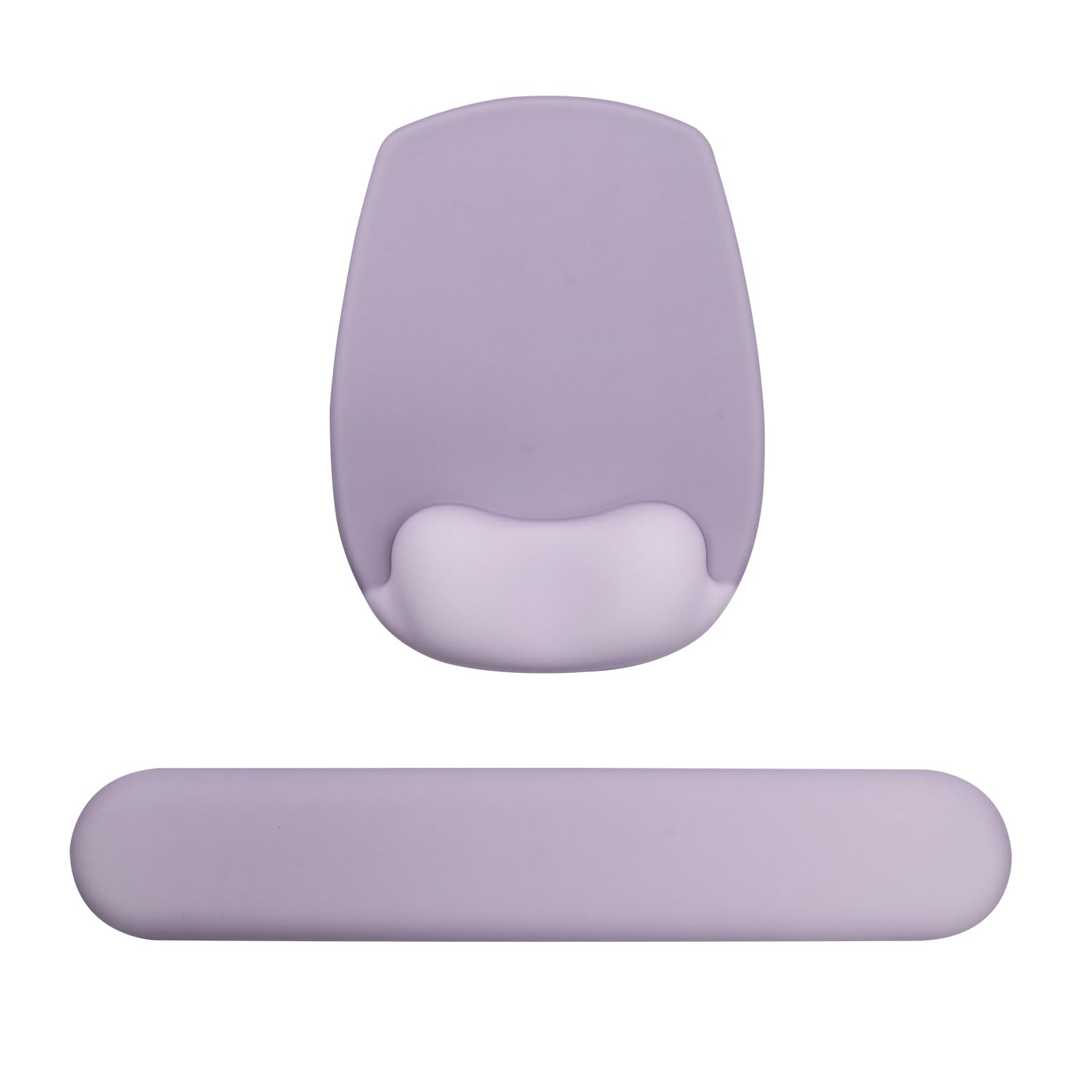 Photo 1 of Wrist Rest Support for Mouse Pad and Keyboard Set, Ergonomic Gel Computer Keyboard Wrist Rest with Memory Foam for Long Hours of Work, Gaming, Studying-Relieve Wrist Pain (Purple)