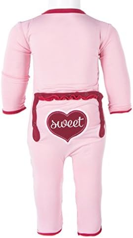 KicKee PantsBaby Girls' Muffin Ruffle Applique Coverall