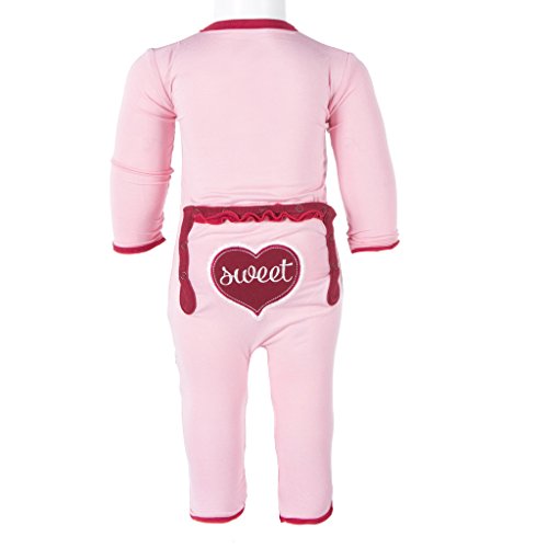 KicKee PantsBaby Girls' Muffin Ruffle Applique Coverall