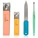 4 Piece Nail Clippers Set | Salon Quality Results In The Comfort Of Your Own Home With Travel Case By Purebello primary