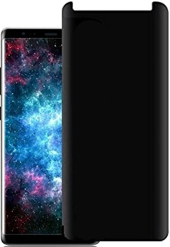 For Galaxy S8 Plus Privacy Screen Protector, Echool [Case Friendly] [Anti-Scratch] 9H Hardness Tempered Glass Film Screen Protector for Samsung Galaxy S8 Plus Black