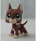 Littlest pet Shop LPS#1519 Brown Great Dane Dog with Green Eyes