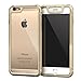 iPhone 6s Plus Case, Apple iPhone 6s Plus, ROOCASE [Gelledge] 360 Complete Coverage Full Body Slim Fit Protective [Clear Back Panel] [3H Built in Screen Protector] Cover Case iPhone 6 - Fossil Gold