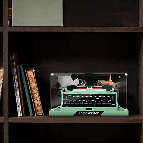 LMTIC Acrylic Display Case for Lego Ideas Typewriter 21327 Building Kit