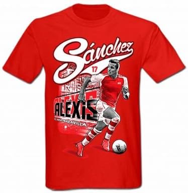 Chile Alexis Sanchez Arsenal FC Football T-Shirt