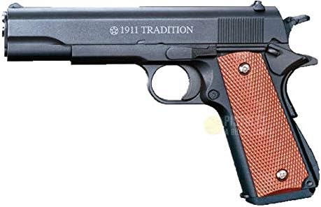 Plan Beta Pistola Softair Manuale A Molla 1911 Potenza 0 5 Joule Colore Nero Tutto Di Metallo Amazon It Sport E Tempo Libero