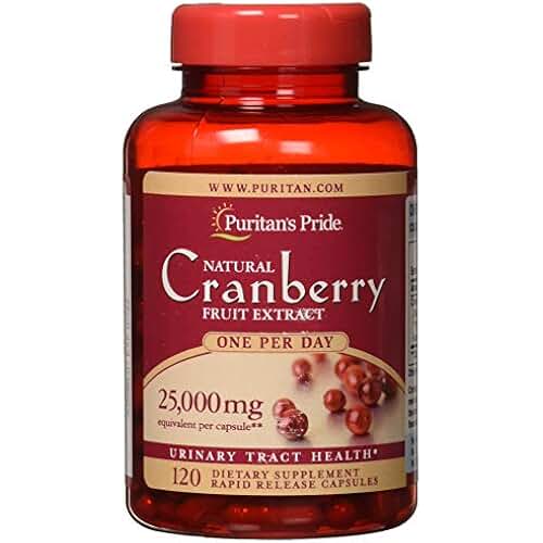 cranberry pills 25000 mg
