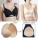 5 Pairs Bra Pads Inserts, Removable, Air Cotton, Foam Sponge, Breathable (Beige, A/B Cup)