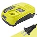 Energup P117 Dual Chemistry IntelliPort Battery Charger Li-ion Ni-cad Ni-Mh Charger 12V 18V MAX for Battery P100 P102 P103 P105 P107 P108 P200 1400670 Ryobi One+ Plus Battery