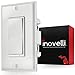 Z-Wave Switch (On/Off) + Built-In Z-Wave Repeater (zwave plus) | In-Wall Light Switch (Paddle) works with Samsung SmartThings & Wink Hub | Easy 3 & 4-Way Solution (No Add-On Needed) | Inovelli