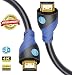 HDMI Cable 4K / HDMI Cord 15ft - Ultra HD 4K Ready HDMI 2.0 (4K@60Hz 4:4:4) - High Speed 18Gbps - 28AWG Cord-Ethernet /3D / ARC/CEC/HDCP 2.2 / CL3 by Farstrider