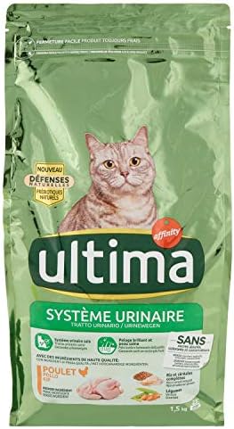 Ultima Croquettes Pour Chat Protection Systeme Urinaire Poulet Et Riz 1 5 Kg Amazon Fr Animalerie
