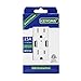 USB Charger Outlet, 4.2A USB Wall Outlet, 2 USB Outlets Receptacles, for iPhone XS/MAX/XR/X/8/7/6, Compatible Samsung Galaxy S9/S8/S7, LG, HTC & other Smart Android Phones, White Outlet