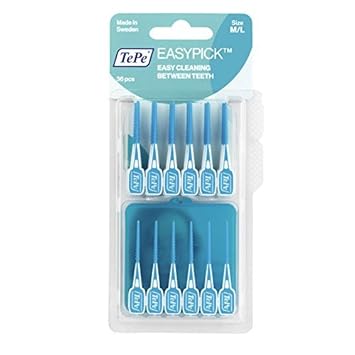 4x TePe EasyPick Interdentalbürsten 36 Stück M / L (4x 36 Stück)