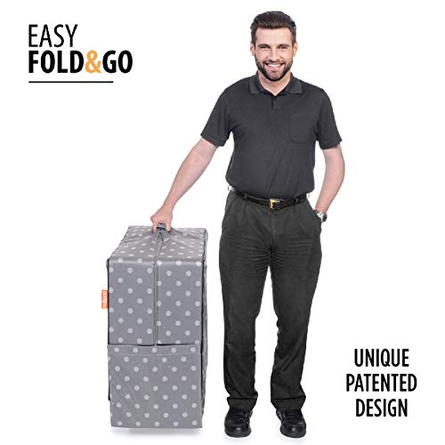 Milliard Portable Toddler Bumper Bed Folds for Travel The Camping