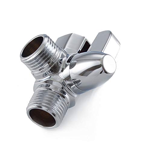 image for HEMCER 100% Solid Brass Shower Arm Diverter Valve for Hand Held Shower