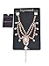 Ingemark 2 PCS Crystal Beach Wedding Foot Jewelry Barefoot Sandals Toe Ring Boho Anklet with Multi Tassel