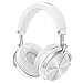 Bluedio T4 (Turbine) Active Noise Cancelling Bluetooth Headphones with Mic Over-ear Swiveling Wired and Wireless headphones Headset for Cell Phone/TV/PC bass fashion (White)