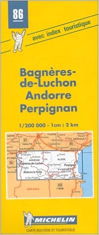 Carte Routiere Luchon Andorre Perpignan 86 1 200000 Carte Michelin Livres Amazon Fr