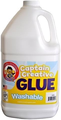 Captain Creative Washable School Glue, Gallon