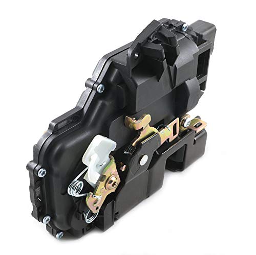 Eynpire 7127 Front Left Driver Side Door Latch w/Integrated Lock Actuator Motor Replaces VW 3B1837015AK, 3B1837015AS, 3B1837015J