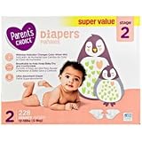 parents choice diapers 168