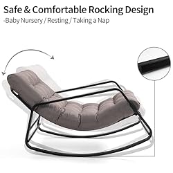WQSLHX Outdoor Patio Rocking Chair, Indoor Lounge