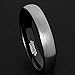 MNH Tungsten Rings For Men Carbide Black Plated Women Wedding Engagement Band Comfort Fit Matte Finish