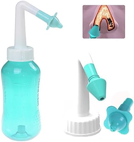 Great Deal store 300ml Nose Washer Nasal Rinsing Nose Cleaner System Neti Pot for Allergic Rhinitis Neti Pot