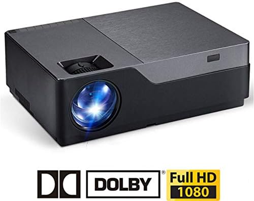 ZNHL Projector M18 1920 * 1080P resolution Home audio projector parent-child portable home theater portable entertainment game party [Energy Class A]