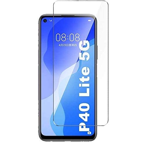 RKVMM Screen Protector Compatible With Huawei P40 Lite 5G, 9H Hardness Tempered Glass Protective Film, HD Clear Bubble Free Anti-Scratch Glass Screen Protector for Huawei P40 Lite 5G (2 Pack)