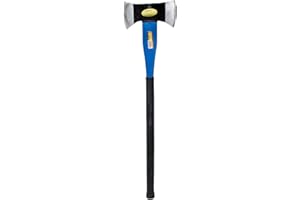 ProYard Double Bit Axe – 3.5 lb Head, 36" Fibreglass Handle, Dual Edge Wood Splitting & Tree Felling Axe