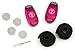 LED Safety Light 2 Pack (Pink) - Nighttime Visibility for Runners, Cyclists, Walkers, Joggers, Kids, Dogs, Relays & More - Clip to Clothes Strap to Wrist, Ankle, Bike, Collar, or Just About Anywhere