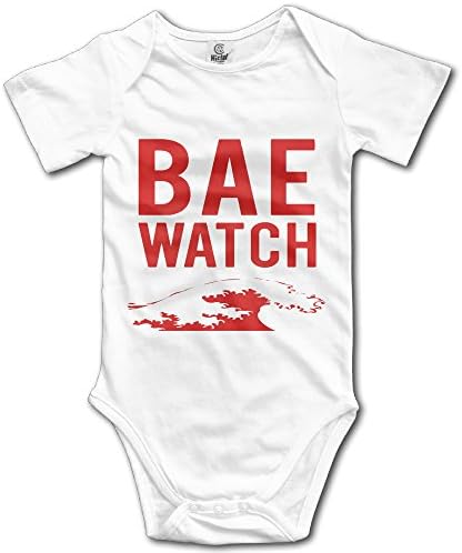 Bae Watch Short Sleeve Bodysuit Romper Jumpsuit Outfits For Baby Unisex