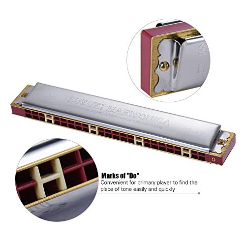Suzuki Study-24 24 Holes Harmonica